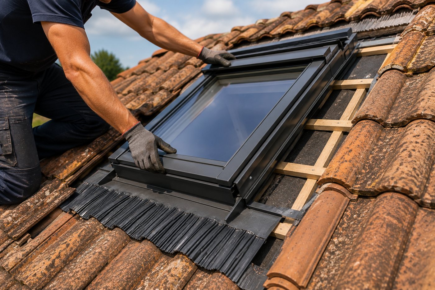 Installation et remplacement de Velux — LB Charpente Couverture, couvreur à Clarensac